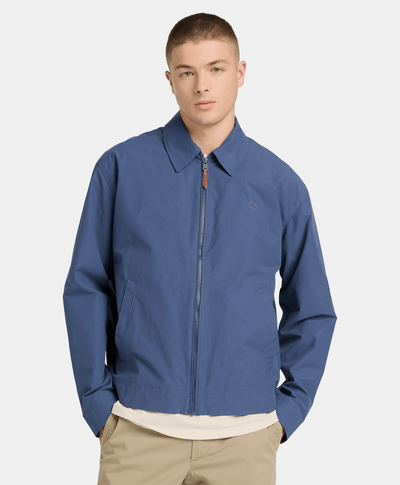 Bomber Stratham de algodón resistente al agua para Hombre, Azul