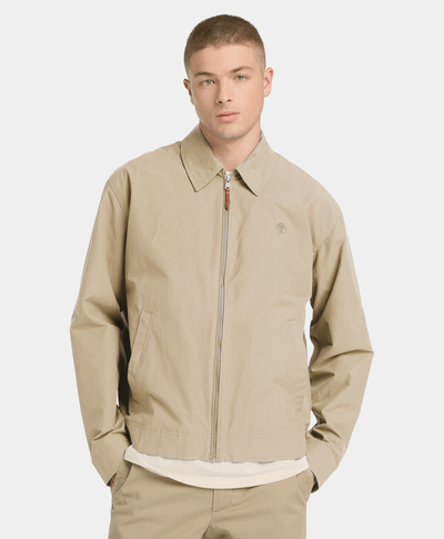 Bomber Stratham de algodón resistente al agua para Hombre, Café