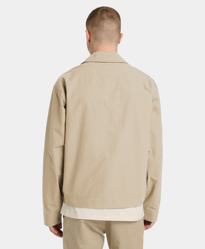 Bomber Stratham de algodón resistente al agua para Hombre, Café