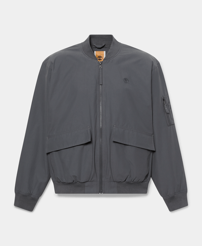 Bomber utilitaria repelente al agua para Hombre, Negro