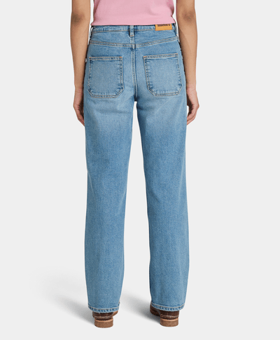 Pantalón corte recto Timberland® para Mujer, Azul