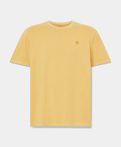 Playera Dunstan River de manga corta teñida para Hombre, Amarillo
