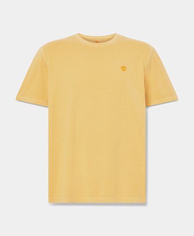 Playera Dunstan River de manga corta teñida para Hombre, Amarillo