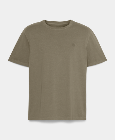 Playera Dunstan River de manga corta teñida para Hombre, Verde
