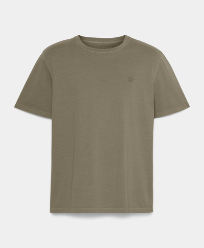 Playera Dunstan River de manga corta teñida para Hombre, Verde