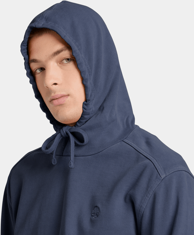 Sudadera Merrymack River teñida con gorro para Hombre, Azul