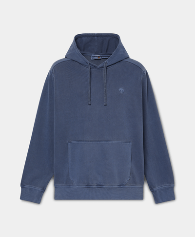 Sudadera Merrymack River teñida con gorro para Hombre, Azul