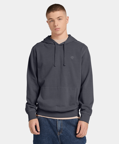 Sudadera Merrymack River teñida con gorro para Hombre, Negro