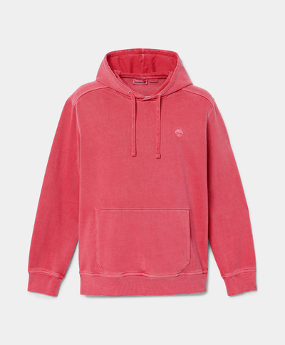 Sudadera Merrymack River teñida con gorro para Hombre, Rojo