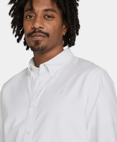 Camisa Oxford para Hombre, Blanco