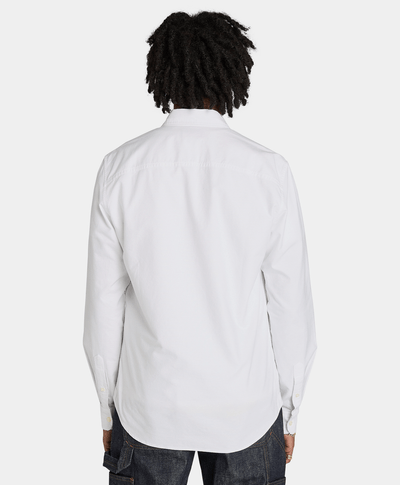 Camisa Oxford para Hombre, Blanco
