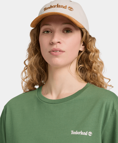 Camiseta con Logo Delantero y Trasero, Verde