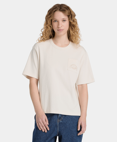 Camiseta de Manga Corta TimberFresh™ Utility para Mujer, Beige