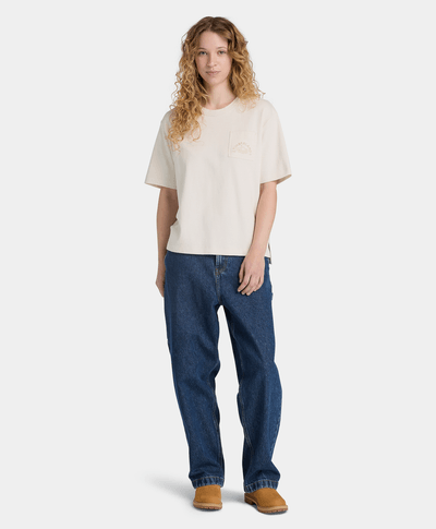 Camiseta de Manga Corta TimberFresh™ Utility para Mujer, Beige