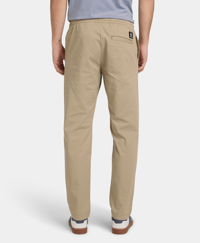 Pantalón Jogger de Sarga para Hombre, Beige