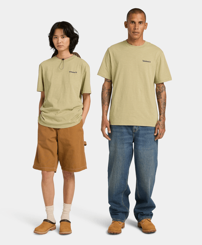 Playera con estampado para Hombre, Beige