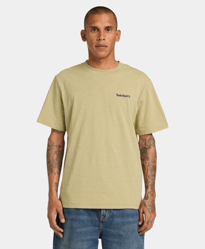Playera con estampado para Hombre, Beige