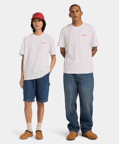 Playera con estampado para Hombre, Blanco