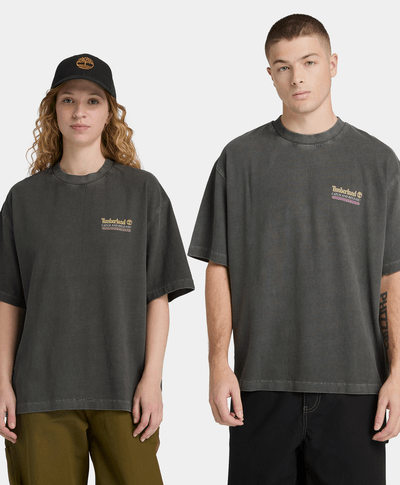 Playera con estampado para Hombre, Negro