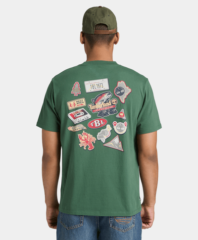 Playera con estampado para Hombre, Verde