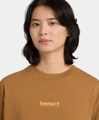 Playera de manga corta con estampado para Hombre, Amarillo