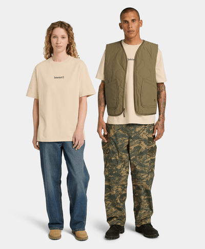 Playera de manga corta con estampado para Hombre, Multicolor