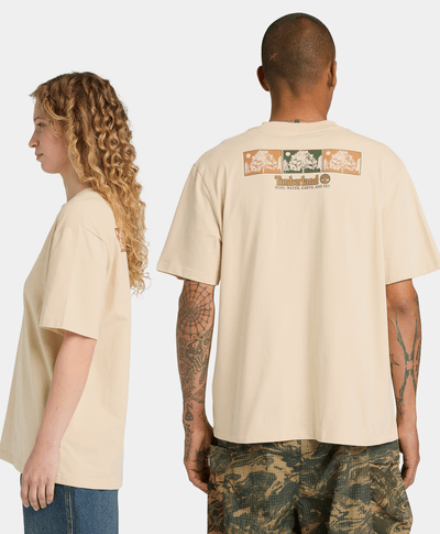 Playera de manga corta con estampado para Hombre, Multicolor