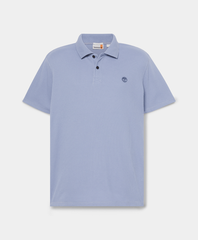 Polo de manga corta Wharf River Waffle para Hombre, Azul
