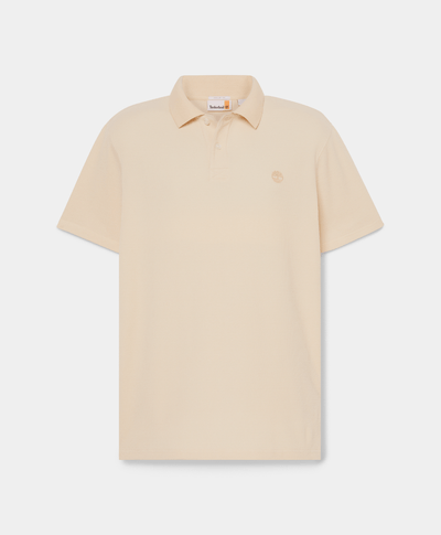 Polo de manga corta Wharf River Waffle para Hombre, Beige