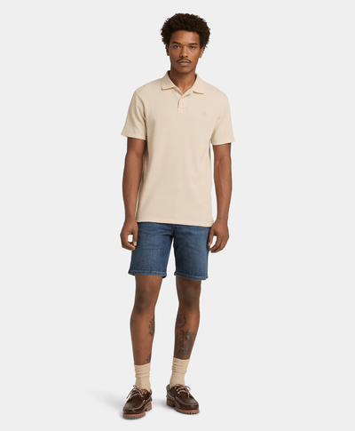 Short stretch de denim para Hombre, Azul
