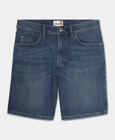 Short stretch de denim para Hombre, Azul