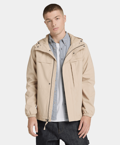 Chamarra impermeable Benton para Hombre, Beige