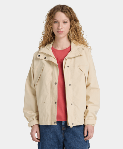 Chamarra Winnick Archive Impermeable para Mujer, Beige