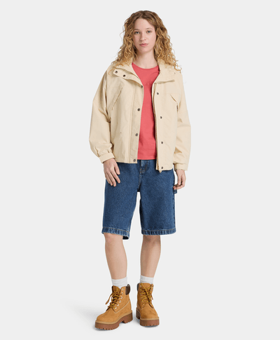 Chamarra Winnick Archive Impermeable para Mujer, Beige