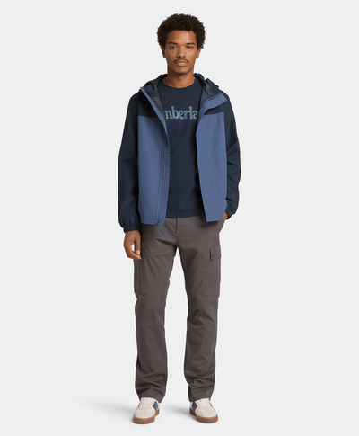 Pantalón cargo de sarga para Hombre, Negro