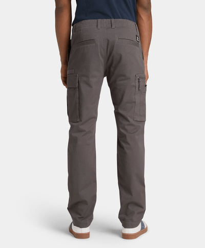Pantalón cargo de sarga para Hombre, Negro