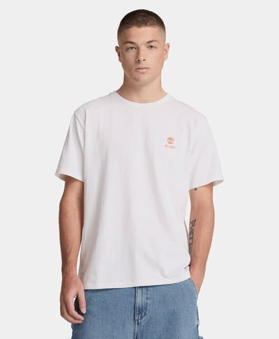 Playera de algodón estampada Timberland™ x BEAMS, Blanco
