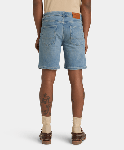 Short stretch de denim para Hombre, Azul