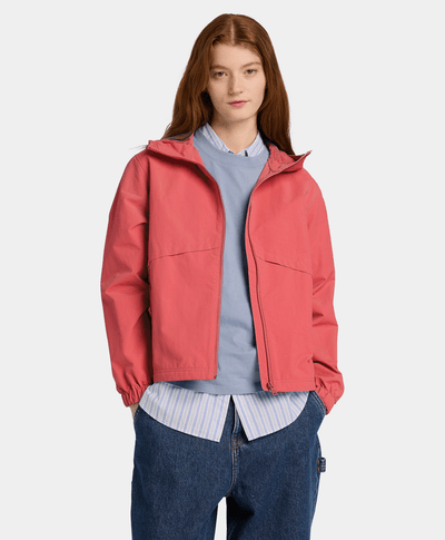 Chamarra Rompevientos para Mujer, Rojo