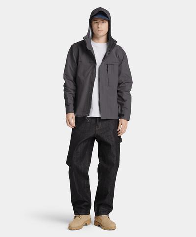 Chamarra Impermeable de Temporada Benton para Hombre, Negro