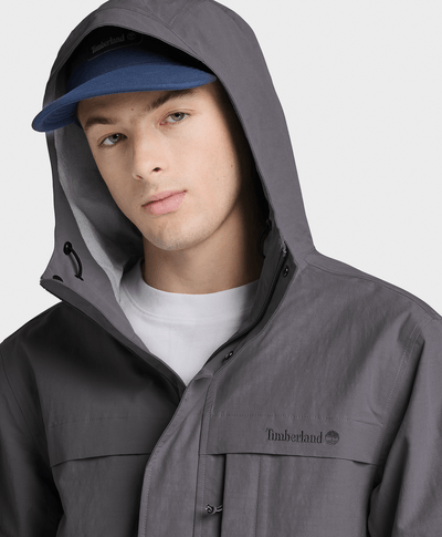 Chamarra Impermeable de Temporada Benton para Hombre, Negro