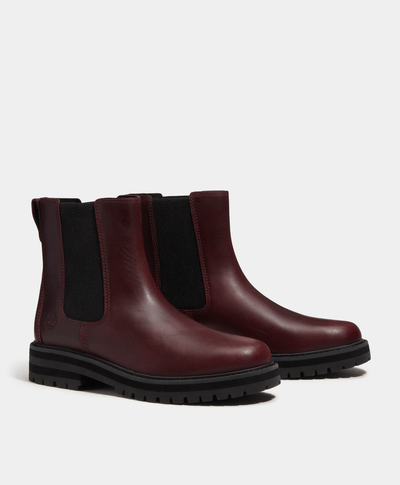 Bota Chelsea Britton Drive para Mujer, Vino