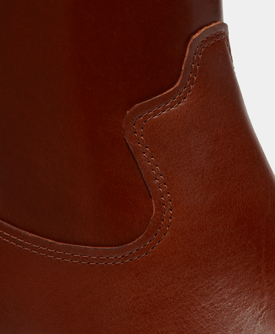 Botas Bellevaux con cierre lateral para Mujer, Café