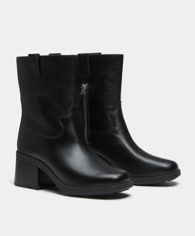 Botas Bellevaux con cierre lateral para Mujer, Negro