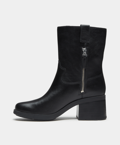 Botas Bellevaux con cierre lateral para Mujer, Negro