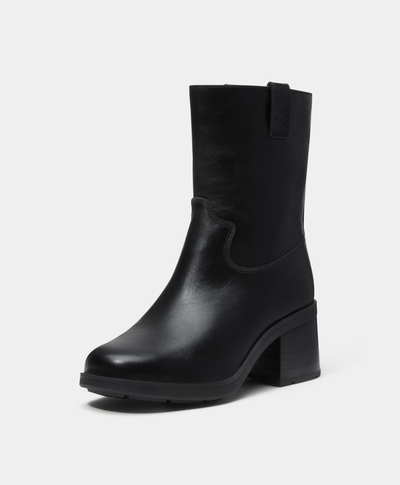 Botas Bellevaux con cierre lateral para Mujer, Negro