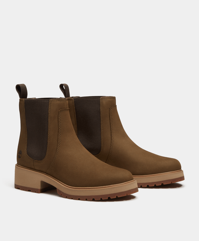 Botas Chelsea Carnaby Row para Mujer, Café