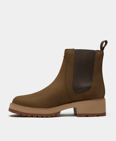 Botas Chelsea Carnaby Row para Mujer, Café