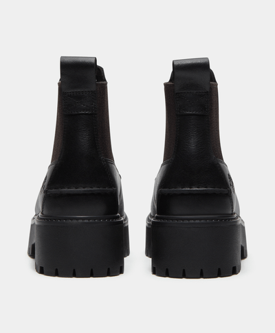 Botas Chelsea con plataforma Stone Street para Mujer, Negro