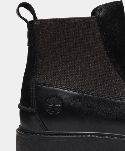 Botas Chelsea con plataforma Stone Street para Mujer, Negro